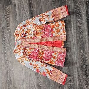 🦩 Indikka mixed print jacquard Blazer 🦩